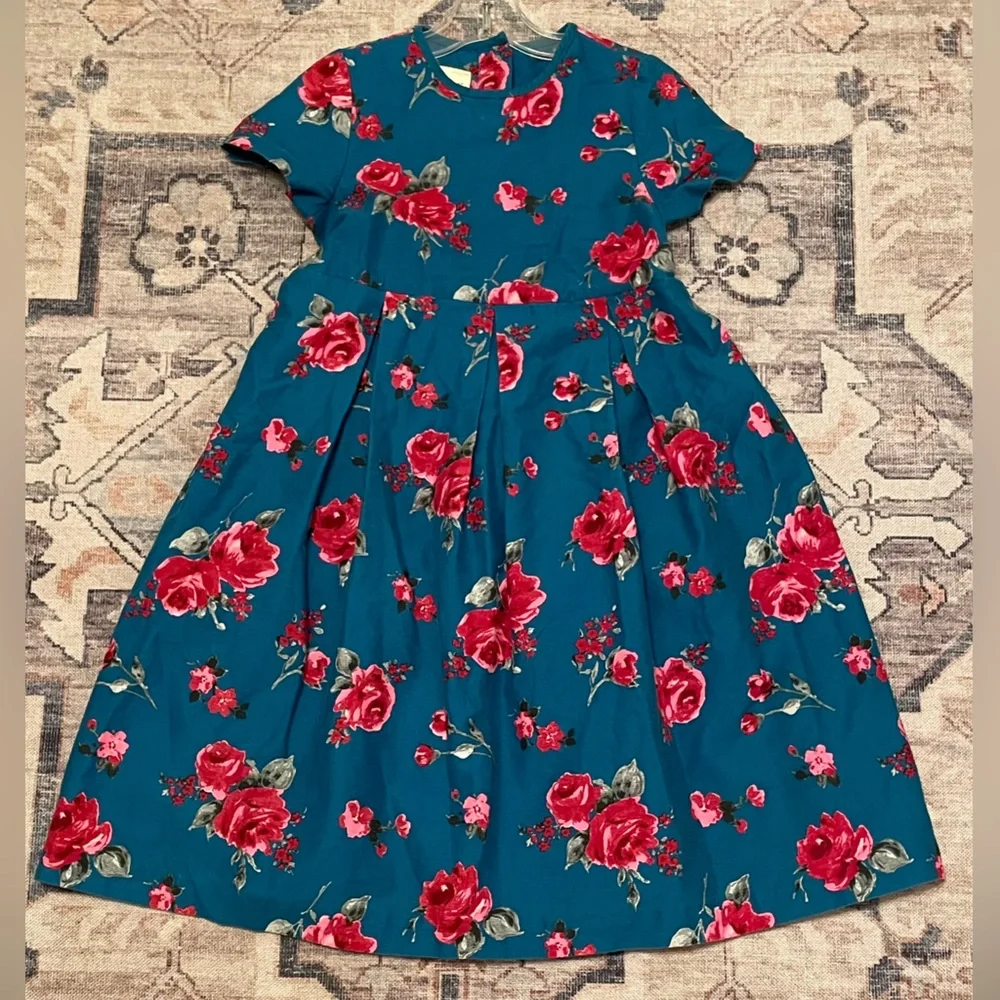 Laura Ashley vintage Mother and Child girls floral dress size 6 years  90s
